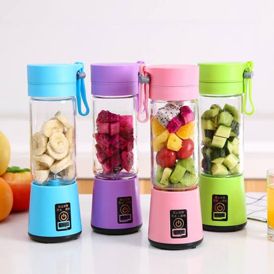 Portable 6 cuts Blender | USB Rechargeable Electric Fruit Extractor Juice Blender Machine